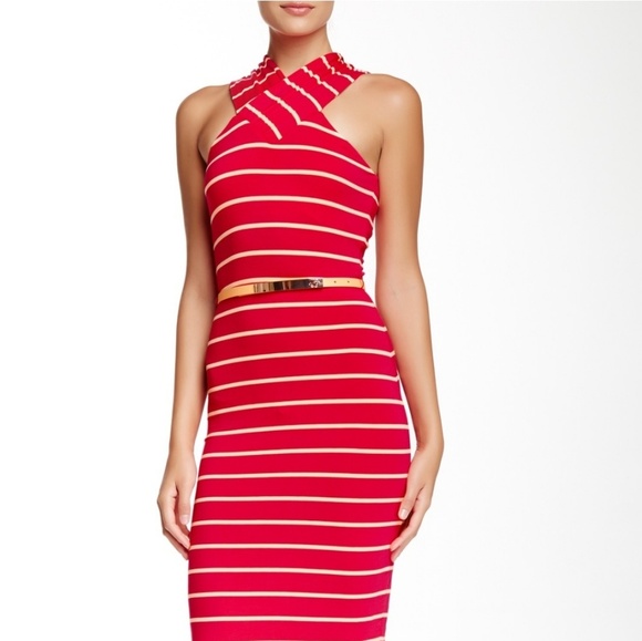 Ted Baker Dresses & Skirts - Ted Baker | Canna Crossover Midi Body Con Dress